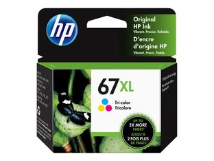 HP 67XL - cyan, magenta, jaune - cartouche d'encre originale