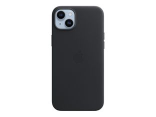 Apple - coque de protection en cuir avec MagSafe pour iPhone 14 plus - noir