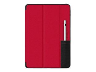 OtterBox Symmetry Series - Porte folio pour iPad (7e gen, 8e gen, 9e gen) - rouge
