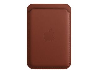 Apple - Porte carte en cuir avec MagSafe pour iPhone 12, 13, 14 - terre de sienne