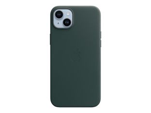 Apple - coque de protection en cuir avec MagSafe pour iPhone 14 Plus - vert