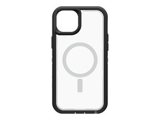 OtterBox Defender Series XT - coque de protection avec MagSafe pour iPhone 14 Plus - transparent contour noir