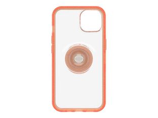 OtterBox Otter  - coque de protection pour iPhone 13 - transparent avec contour orange