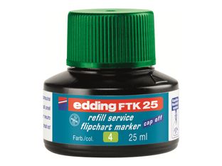 edding FTK 25 - Recharge d'encre marqueur pour chevalets - vert