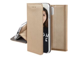 JAYM - étui folio pour iPhone 14 Pro Max -  or