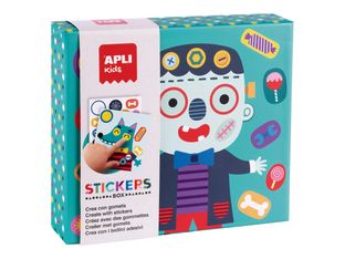 APLI kids - Jeu de gommetes pour enfants - monstres