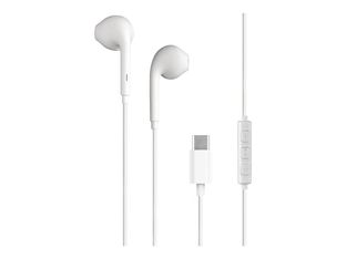 BIGBEN Connected - écouteurs USB C - avec Télécommande et Micro - Bouton Blanc