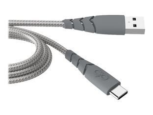 Force Power - Câble USB-C vers USB-C - 1.2 m - gris