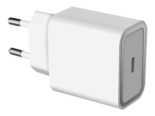 Force Power Lite - Chargeur secteur pour smartphone - 1 USB-C - blanc