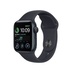 Apple Watch SE (GPS) 2e génération - aluminium minuit - montre intelligente avec bande sport - minuit - 32 Go