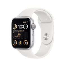 Apple Watch SE (2e gén) - Montre connectée 44mm - 32 Go - blanc