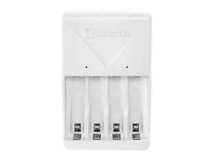 Varta Easy Charger - Chargeur de batteries pour 2 ou 4 AA/AAA + 4 piles type AA -2100 mAh 