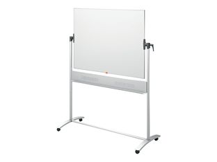 Nobo - Tableau blanc laqué pivotant mobile - 120 x 90 cm - magnétique