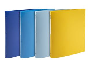 Exacompta BeeBlue - Classeur souple 4 anneaux - Dos 20 mm - A4 - pour 140 feuilles - disponible dans différentes couleurs