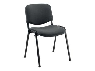 Lot de 4 chaises VISITEUR - gris