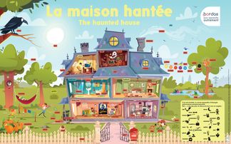 Les Posters phosphorescents - La maison hantée - The haunted house
