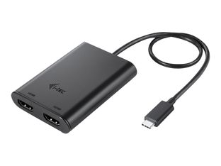 i-Tec - Adaptateur vidéo externe - USB-C 3.1 - 2 x HDMI - noir