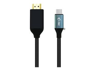 i-Tec - Câble vidéo/audio - USB-C mâle pour HDMI mâle - 1.5 m - support 4K