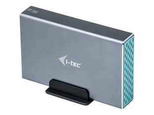 i-Tec MySafe - Boitier externe pour 2 disques dur 2,5" - 2 Canal - gris, bleu