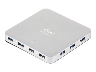 i-Tec USB 3.0 Metal Charging HUB - Hub - 10 x SuperSpeed USB 3.0 - de bureau