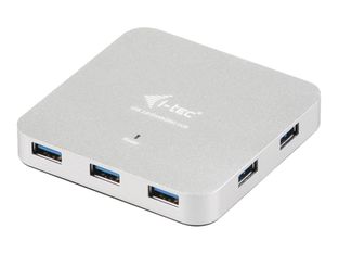 i-Tec USB 3.0 Metal Charging HUB - Hub - 7 x SuperSpeed USB 3.0 - de bureau