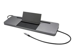 i-Tec USB-C Metal Ergonomic 4K - Station d'accueil - USB-C / Thunderbolt 3 - VGA, HDMI, DP - GigE