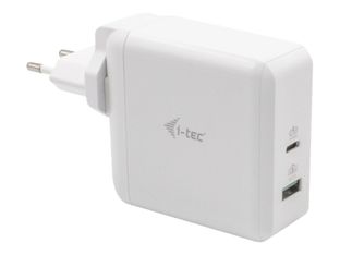 i-Tec USB-C Travel Charger - Chargeur secteur pour smartphone et tablette - 2 USB 