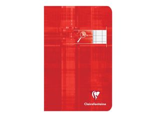 Clairefontaine Metric - Cahier pour déficients visuels - 11 x 17 cm - 96 pages - Grands carreaux noirs agrandis - Disponible en différents coloris