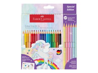 Faber-Castell - 24 crayons de couleur - Edition Colour GRIP