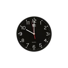 Reloj pared oxford calm 25cm negro