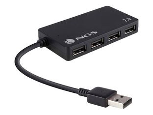 NGS iHub4 TINY - Hub - 4 x USB 2.0