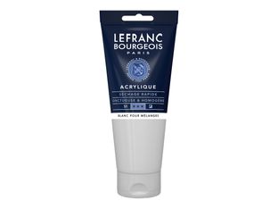 Lefranc Bourgeois - Peinture acrylique - blanc pour mélanges - 200 ml
