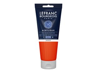 Lefranc Bourgeois - Peinture acrylique - orange - 200 ml