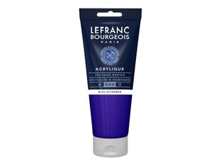 Lefranc Bourgeois - Peinture acrylique - bleu ultramarin - 200 ml