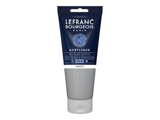 Lefranc Bourgeois - Peinture acrylique - argent - 200 ml