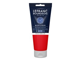 Lefranc Bourgeois - Peinture acrylique - rouge vermillon - 200 ml