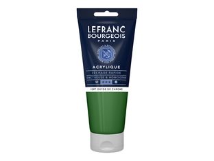 Lefranc Bourgeois - Peinture acrylique - vert oxyde de chrome - 200 ml