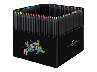 Faber-Castell Black Edition - 100 Crayons de couleur