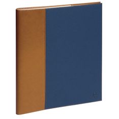 Agenda spiralé Denim Eurotime 27S - 1 semaine sur 2 pages - 21 x 27 cm - bleu - Exacompta