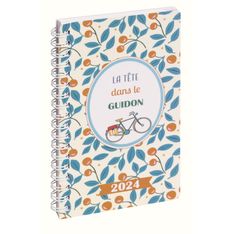 Agenda de poche spiralé Dodo&Cath - 1 semaine sur 2 pages - 9 x 16 cm - la tête dans le guidon - Exacompta