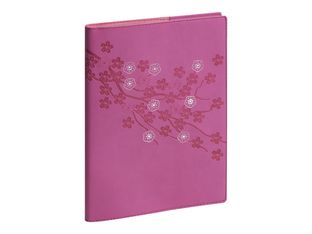 Agenda Sakura Lady 20 - 1 semaine sur 2 pages - 15 x 21 cm - rose - Exacompta