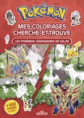 Pokemon Les Pokemon Légendaires de Galar - Mes Coloriages Cherche et Trouve