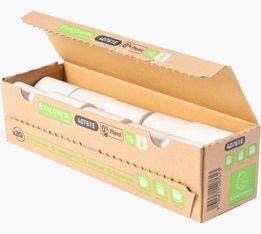 Exacompta - 20 Bobines thermiques - rouleaux TPE - 57 x 40 x 12 mm - 18m - sans mandrin ni film plastique