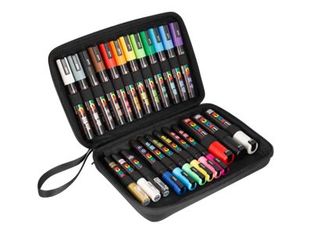 Posca - Trousse de 24 marqueurs - pointe et couleurs assorties