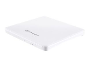 Transcend 8X DVDS-W - Lecteur graveur de DVD±RW (±R DL)/DVD-RAM - USB 2.0 - blanc