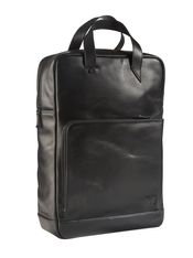 Maverick All Black - Sac à dos pour ordinateur 15.6" - cuir - noir