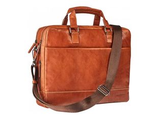 Maverick Rough Gear - Sacoche pour ordinateur portable - grand - cuir - 15.6" - cognac, brun