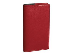 Quo Vadis Club 17 - Répertoire carnet d'adresses 8,8 x 17 cm - ligné - rouge
