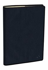 Agenda Marlow Ministre Prestige avec répertoire - 1 semaine sur 2 pages - 16 x 24 cm - bleu nuit - Quo Vadis