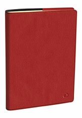 Agenda Marlow Ministre Prestige avec répertoire - 1 semaine sur 2 pages - 16 x 24 cm - rouge bordeaux - Quo Vadis